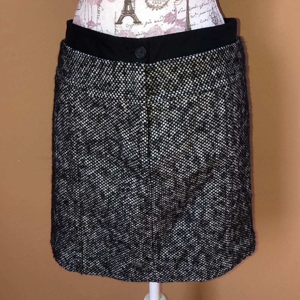 Ann Taylor Loft Wool Tweed Skirt 6